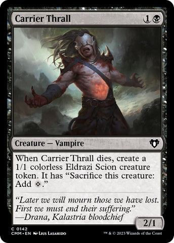 Image for Carrier Thrall (142) [Commander Masters]