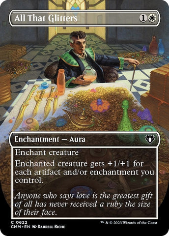 Image for All That Glitters (Borderless) (622) [Commander Masters]