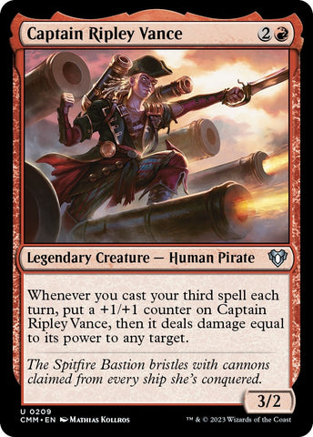 Image for Captain Ripley Vance (209) [Commander Masters]