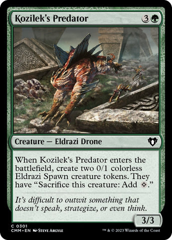 Image for Kozilek's Predator (301) [Commander Masters]