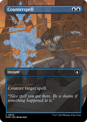 Image for Counterspell (Borderless) (630) [Commander Masters]