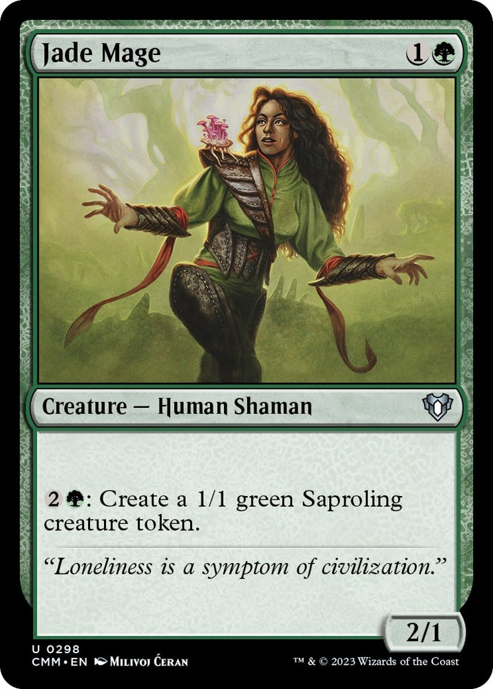 Image for Jade Mage (298) [Commander Masters]