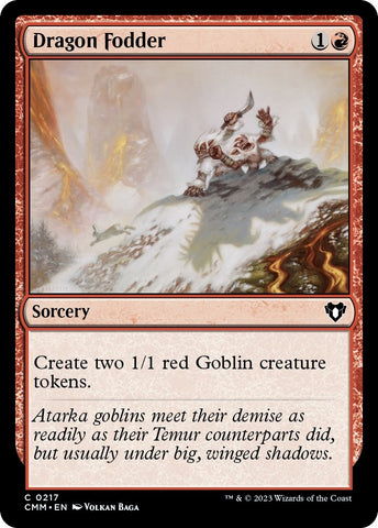 Image for Dragon Fodder (217) [Commander Masters]