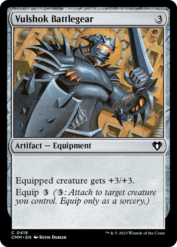 Image for Vulshok Battlegear (418) [Commander Masters]