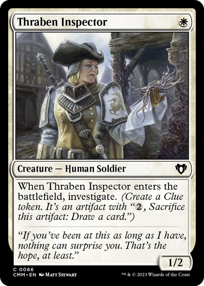 Image for Thraben Inspector (66) [Commander Masters]