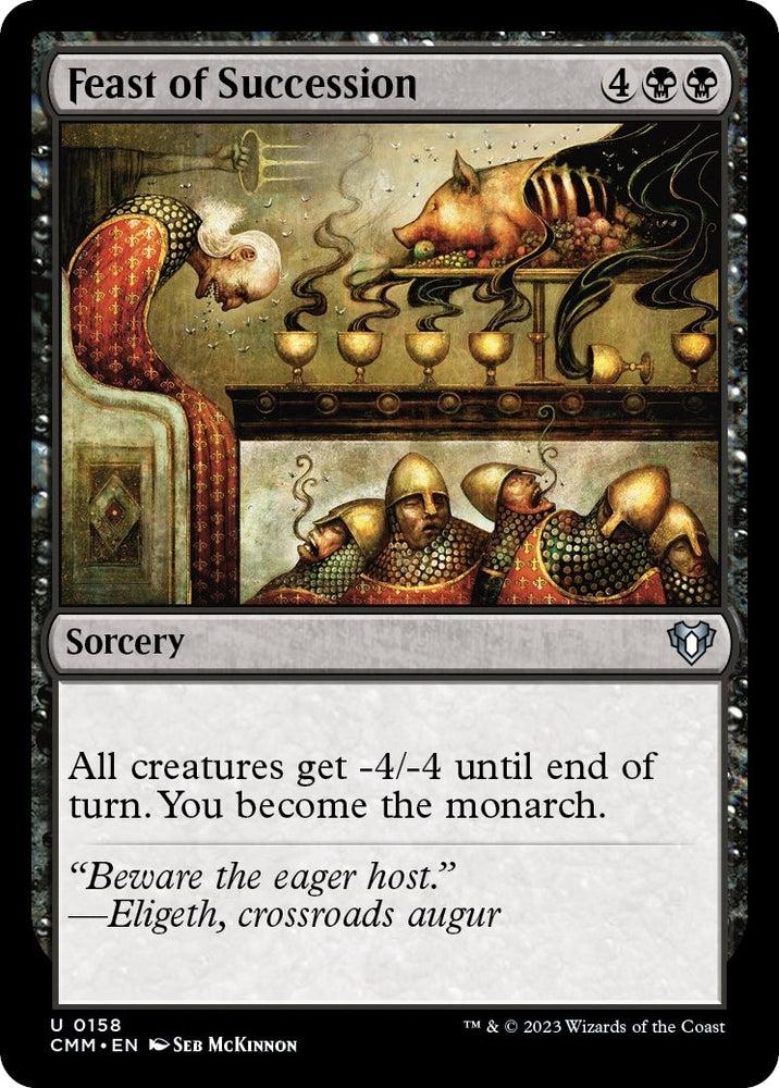 Image for Feast of Succession (158) [Commander Masters]
