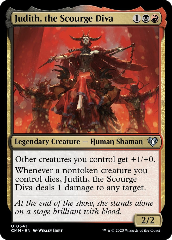 Image for Judith, the Scourge Diva (341) [Commander Masters]