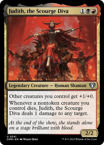 Image for Judith, the Scourge Diva (341) [Commander Masters]