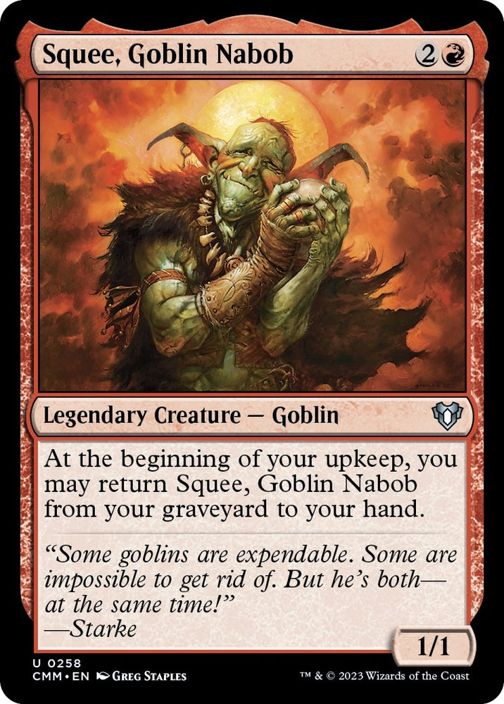 Image for Squee, Goblin Nabob (258) [Commander Masters]