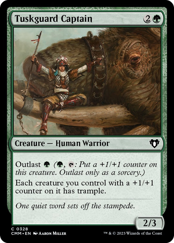 Image for Tuskguard Captain (328) [Commander Masters]