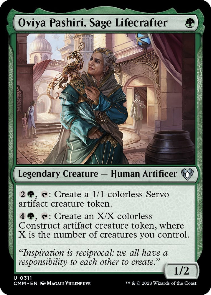 Image for Oviya Pashiri, Sage Lifecrafter (311) [Commander Masters]