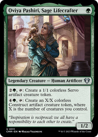 Image for Oviya Pashiri, Sage Lifecrafter (311) [Commander Masters]