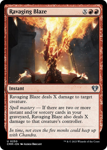 Image for Ravaging Blaze (250) [Commander Masters]