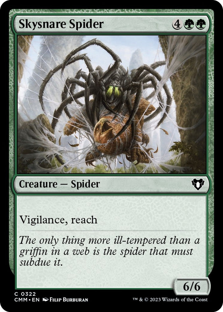 Image for Skysnare Spider (322) [Commander Masters]