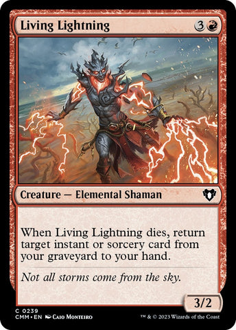 Image for Living Lightning (239) [Commander Masters]