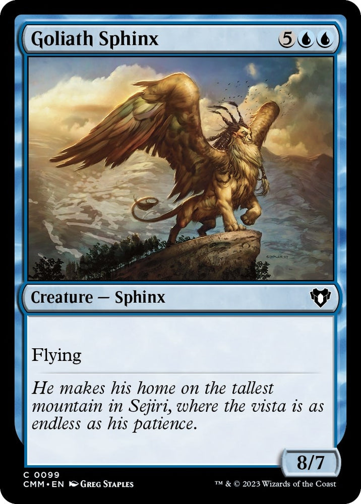 Image for Goliath Sphinx (99) [Commander Masters]