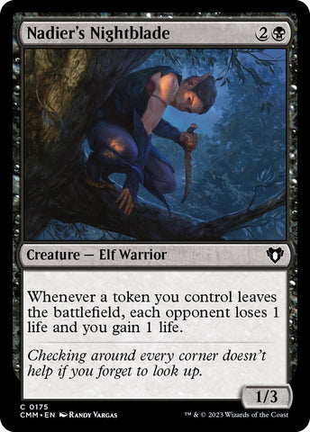 Image for Nadier's Nightblade (175) [Commander Masters]