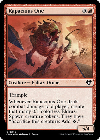 Image for Rapacious One (249) [Commander Masters]