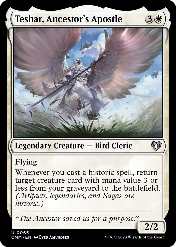 Image for Teshar, Ancestor's Apostle (65) [Commander Masters]