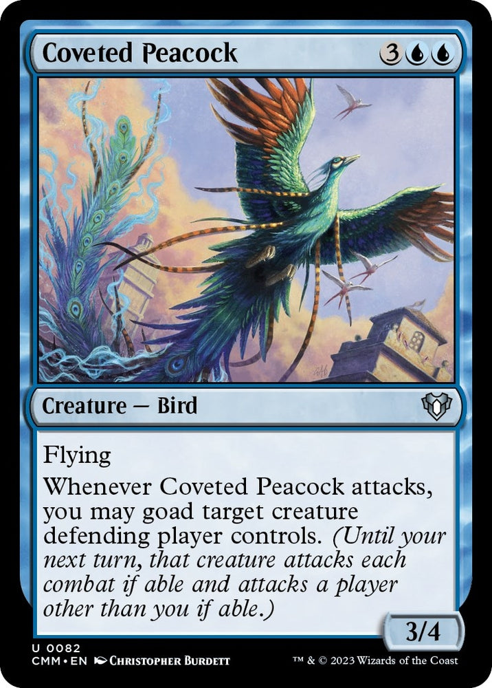 Image for Coveted Peacock (82) [Commander Masters]