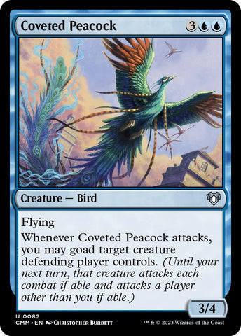 Image for Coveted Peacock (82) [Commander Masters]