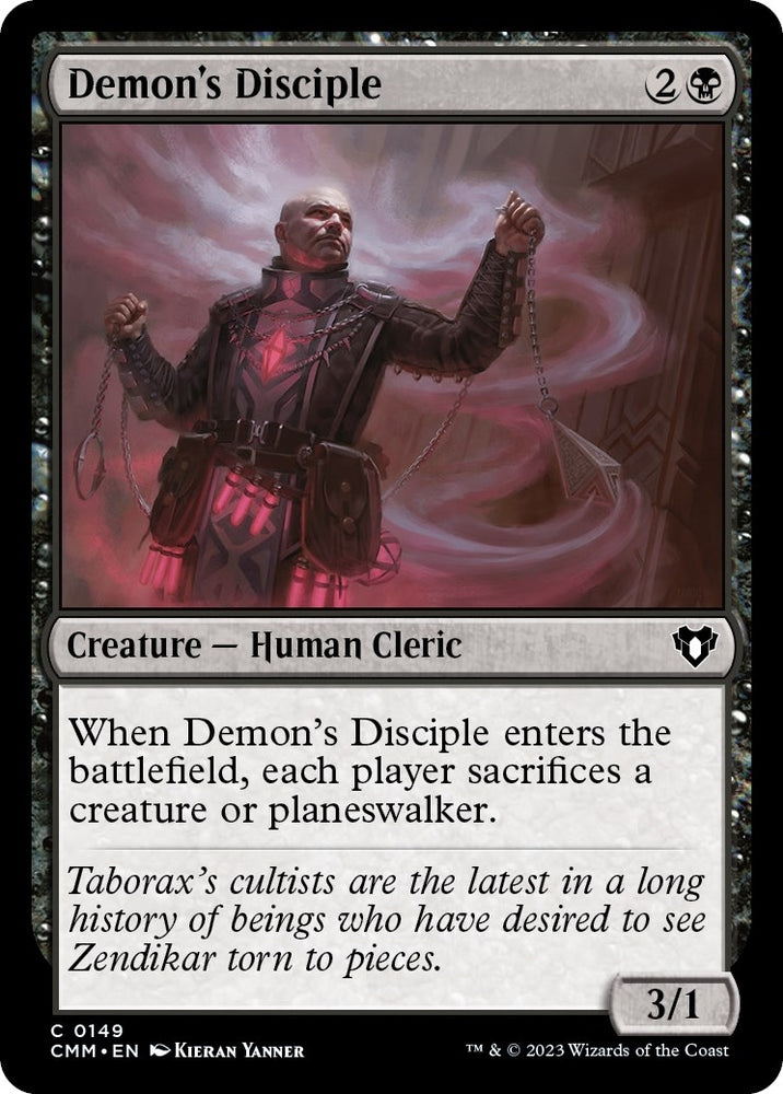 Image for Demon's Disciple (149) [Commander Masters]
