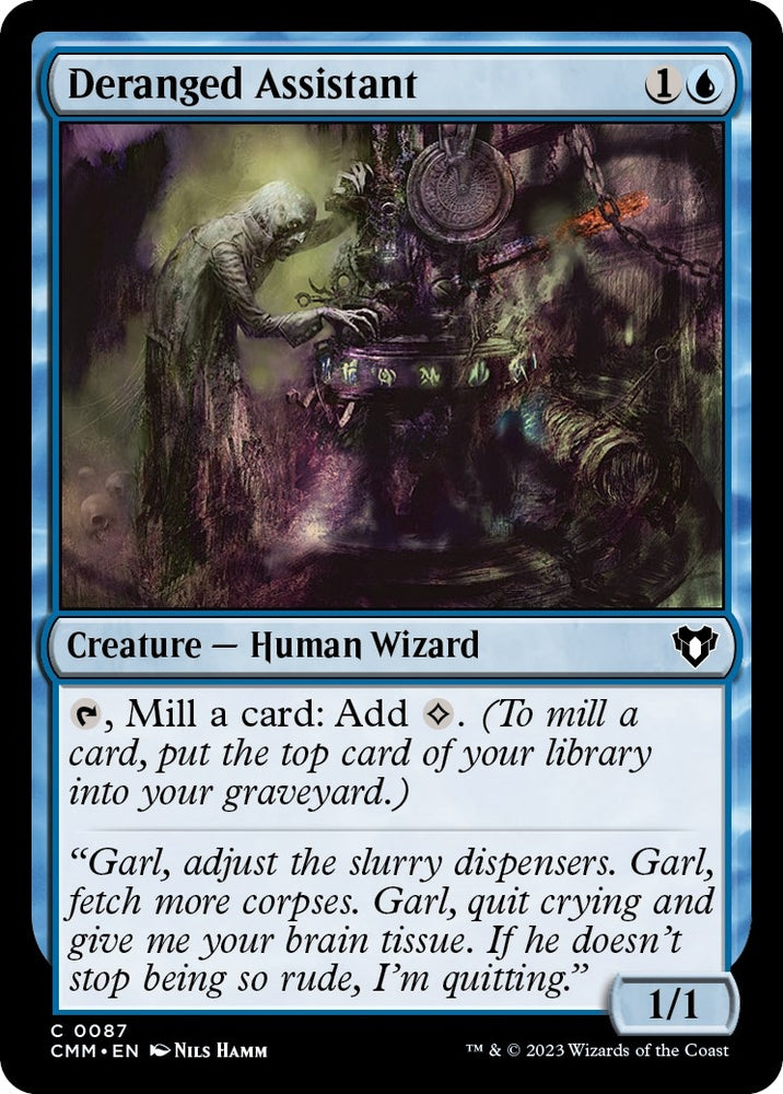 Image for Deranged Assistant (87) [Commander Masters]