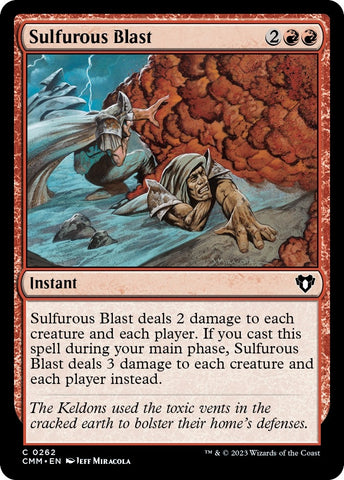 Image for Sulfurous Blast (262) [Commander Masters]