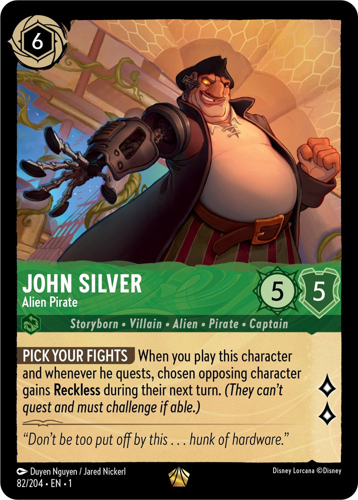 Image for John Silver - Alien Pirate (82/204) [The First Chapter]