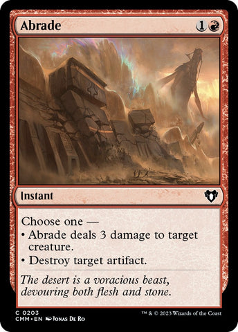 Image for Abrade (203) [Commander Masters]