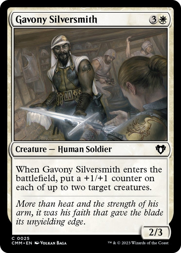 Image for Gavony Silversmith (25) [Commander Masters]