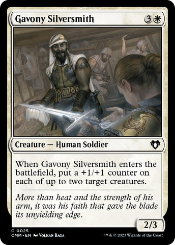 Image for Gavony Silversmith (25) [Commander Masters]