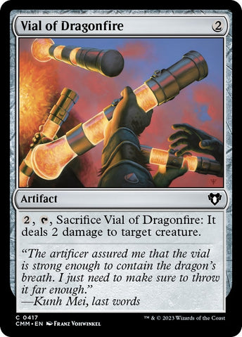 Image for Vial of Dragonfire (417) [Commander Masters]