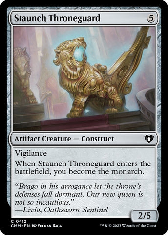 Image for Staunch Throneguard (412) [Commander Masters]