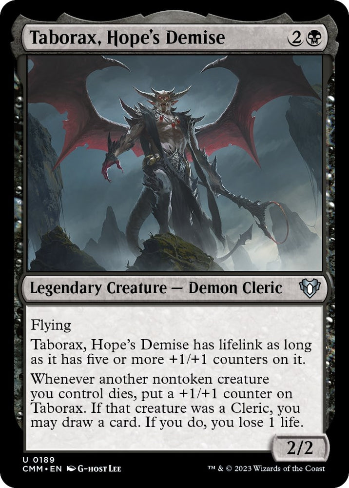 Image for Taborax, Hope's Demise (189) [Commander Masters]