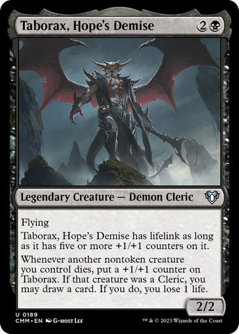 Image for Taborax, Hope's Demise (189) [Commander Masters]