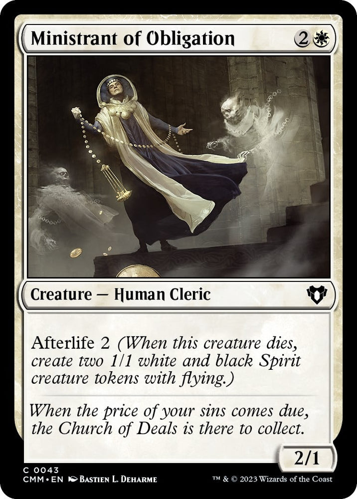 Image for Ministrant of Obligation (43) [Commander Masters]