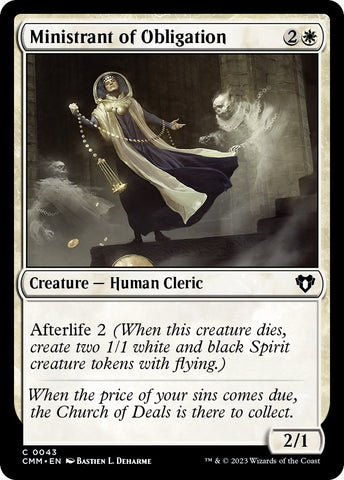 Image for Ministrant of Obligation (43) [Commander Masters]