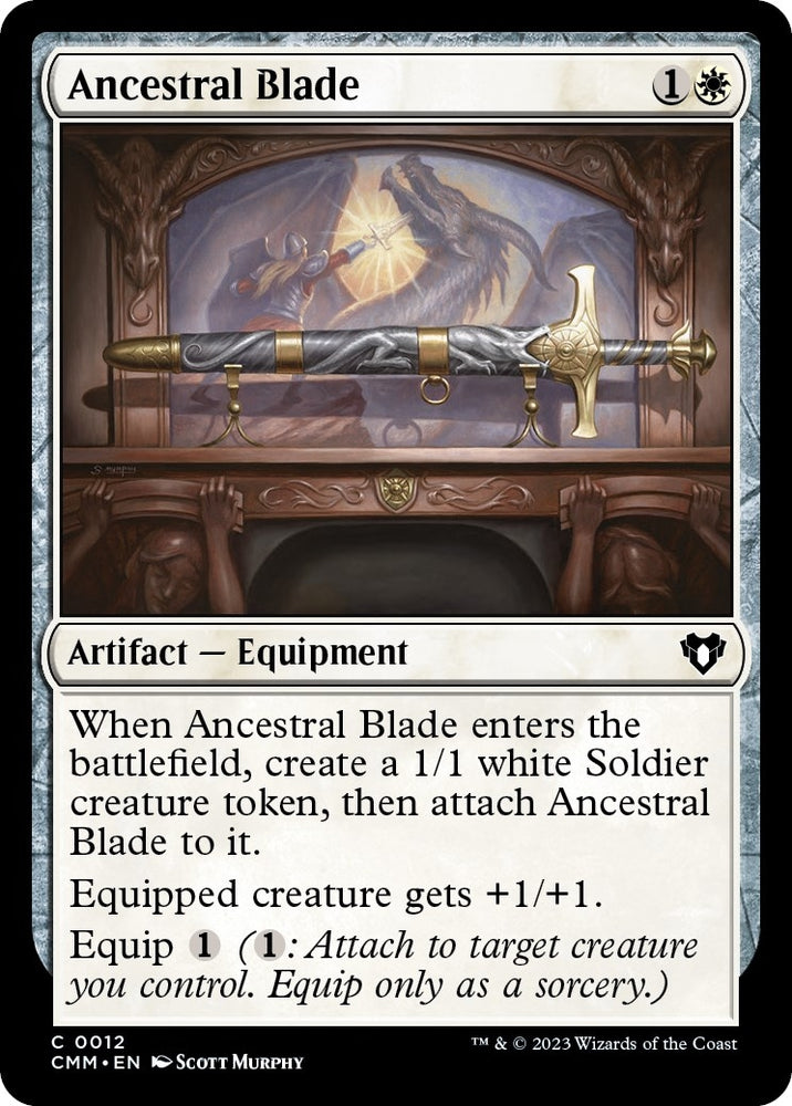 Image for Ancestral Blade (12) [Commander Masters]