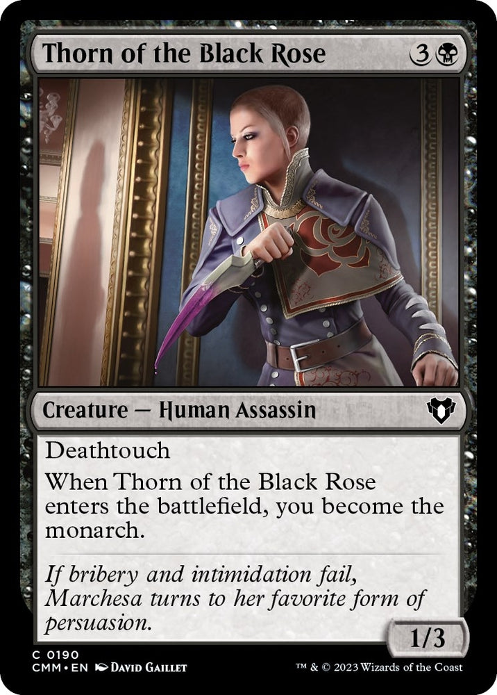 Image for Thorn of the Black Rose (190) [Commander Masters]
