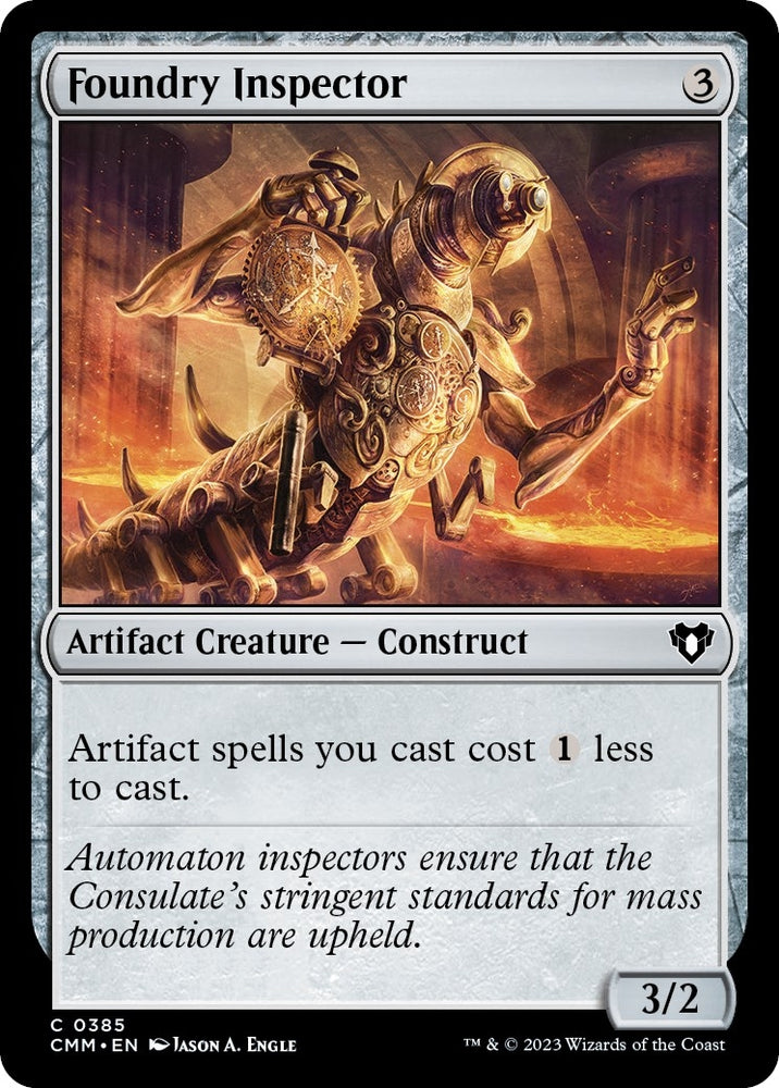 Image for Foundry Inspector (385) [Commander Masters]
