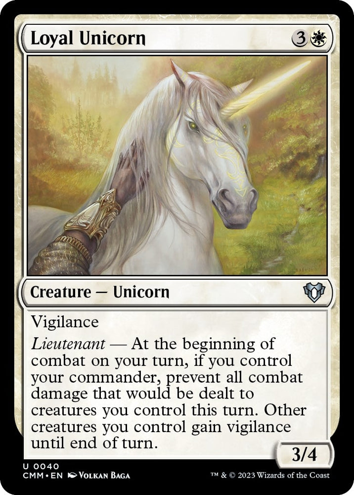 Image for Loyal Unicorn (40) [Commander Masters]