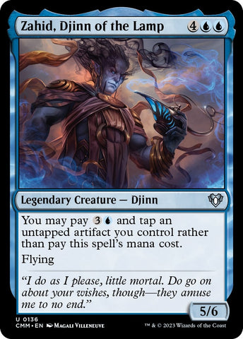 Image for Zahid, Djinn of the Lamp (136) [Commander Masters]