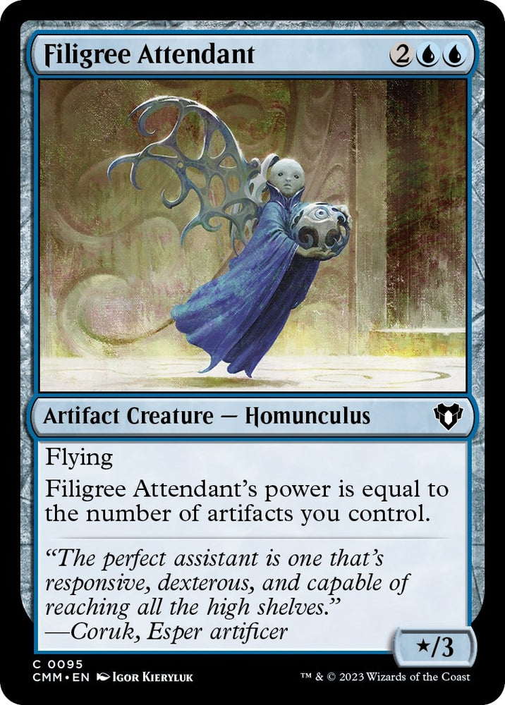 Image for Filigree Attendant (95) [Commander Masters]