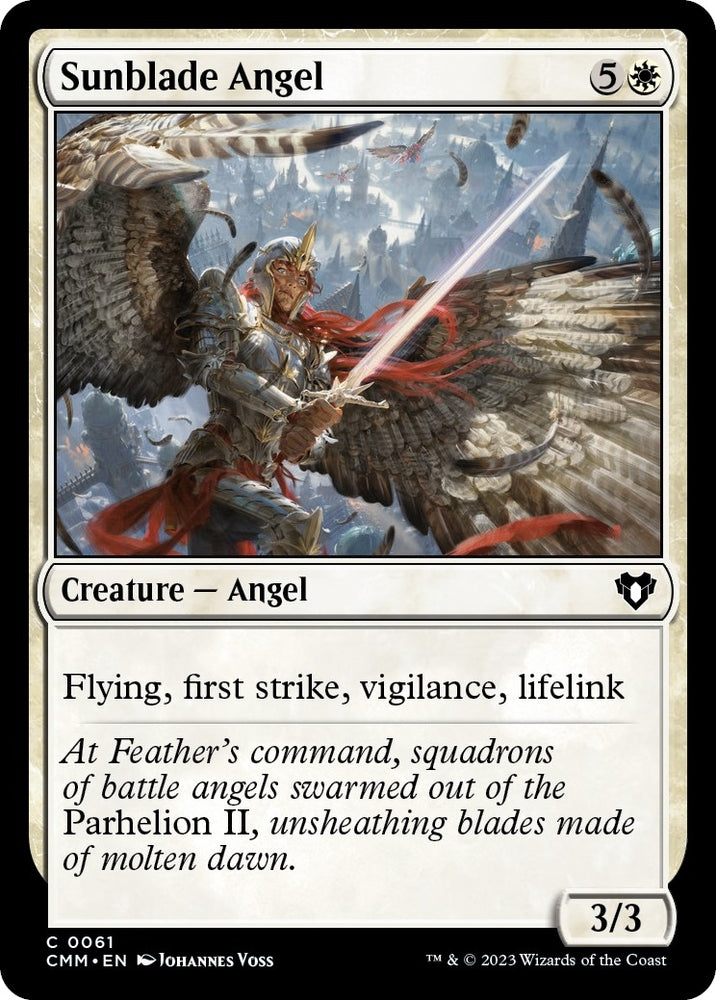 Image for Sunblade Angel (61) [Commander Masters]