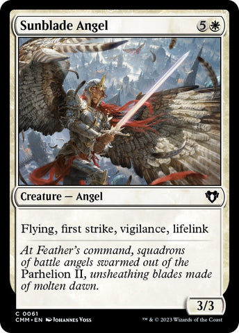 Image for Sunblade Angel (61) [Commander Masters]