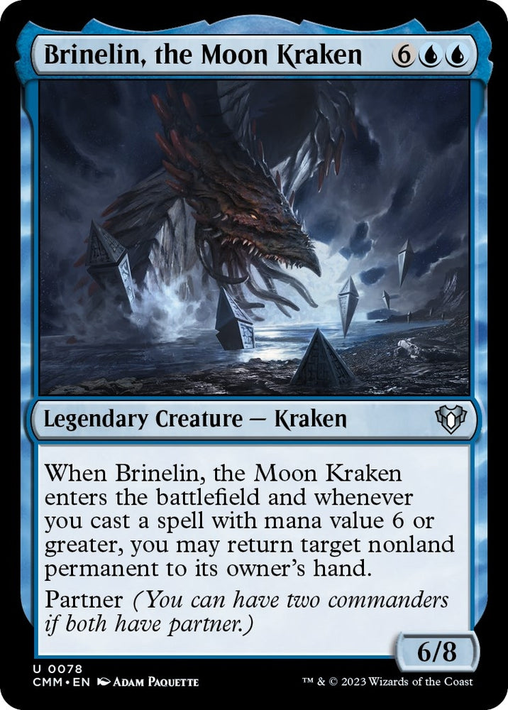 Image for Brinelin, the Moon Kraken (78) [Commander Masters]