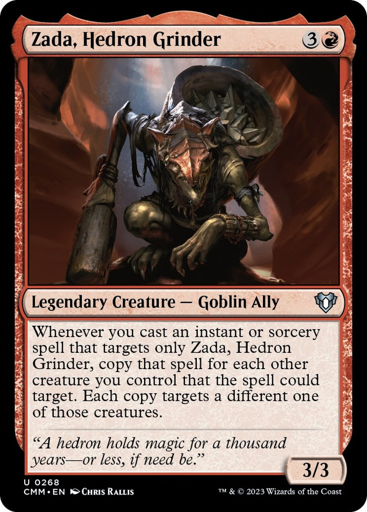 Image for Zada, Hedron Grinder (268) [Commander Masters]