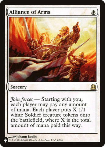 Image for Alliance of Arms (4) [The List Reprints]