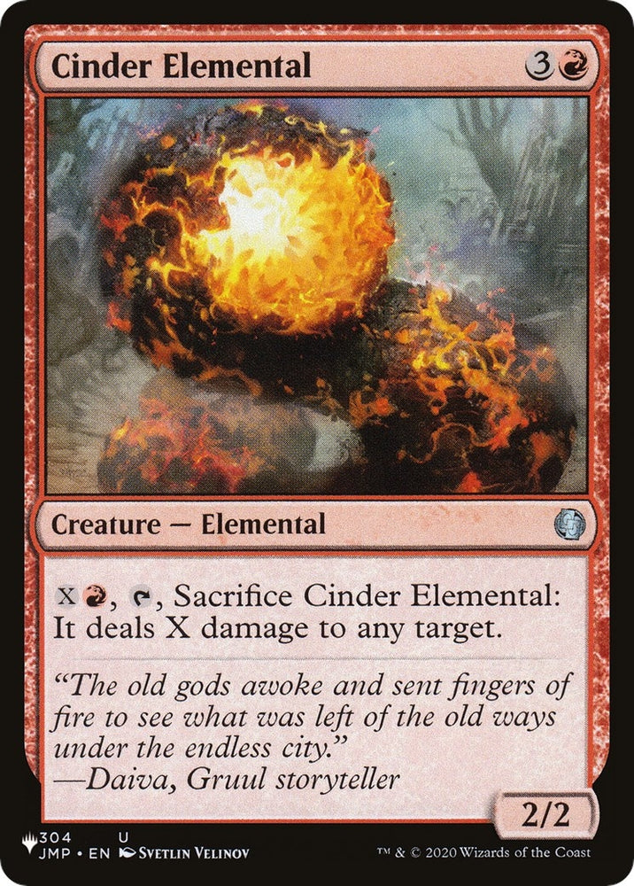 Image for Cinder Elemental (304) [The List Reprints]